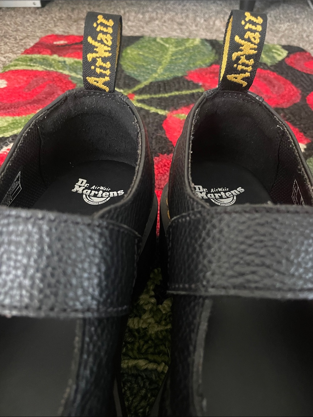 Dr. Martens Addina Flower Buckle Platform Mary Jane Shoes - Picture 8 of 9
